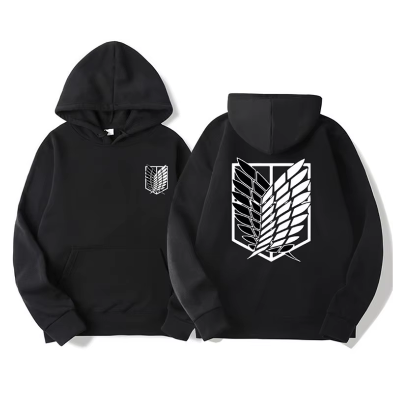 Attaque sur Titan pull hommes début du printemps à capuche Streetwear pull Harajuku Shingeki no Kyoj