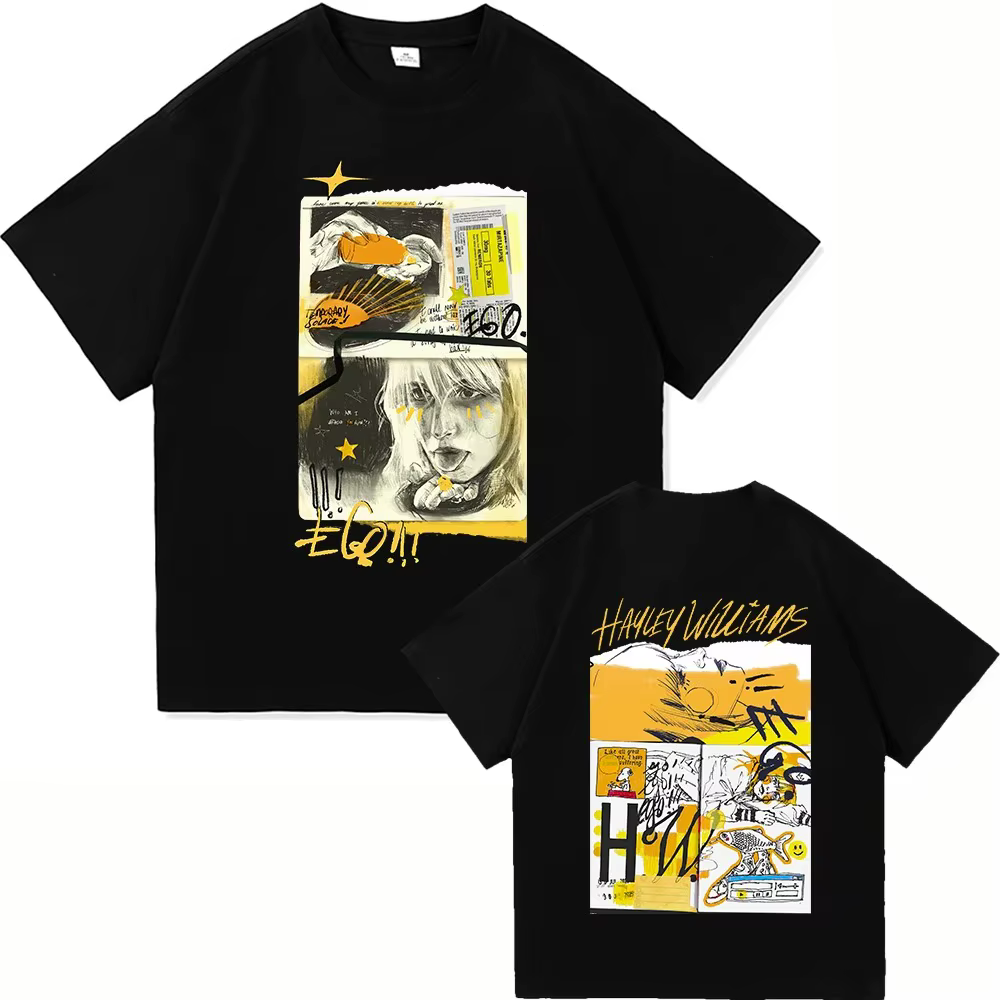 Hayley Williams Ego mort à une enterrement de vie de jeune fille t-shirt 2025 nouveaux hommes_femmes