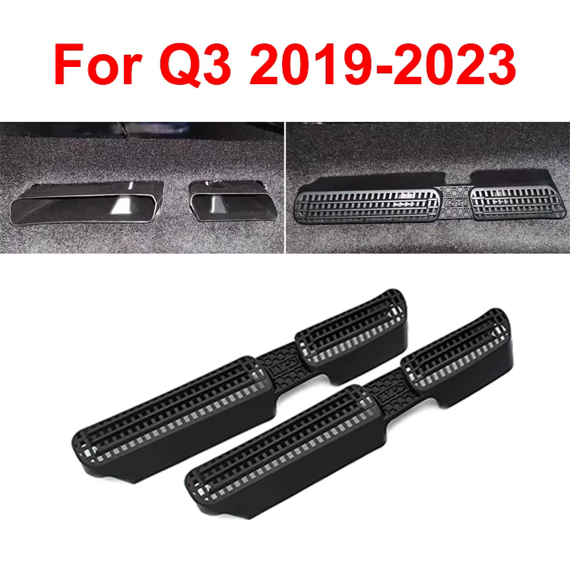 Ventilation de siège arrière pour Audi, Q3 Sportback 8U F3, sortie A/C, housses anti-poussière, déco