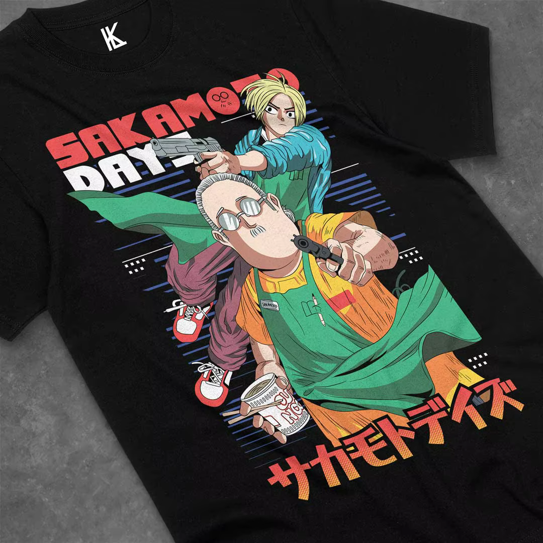 Sakamoto jours Taro Sakamoto T-Shirt Anime Nagumo Sakamoto jours chemise toutes tailles coton