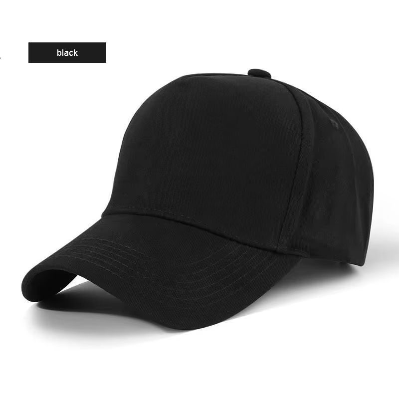 Casquette de baseball personnalisée avec broderie de logo, motif texte DIY, cinq panneaux, design de