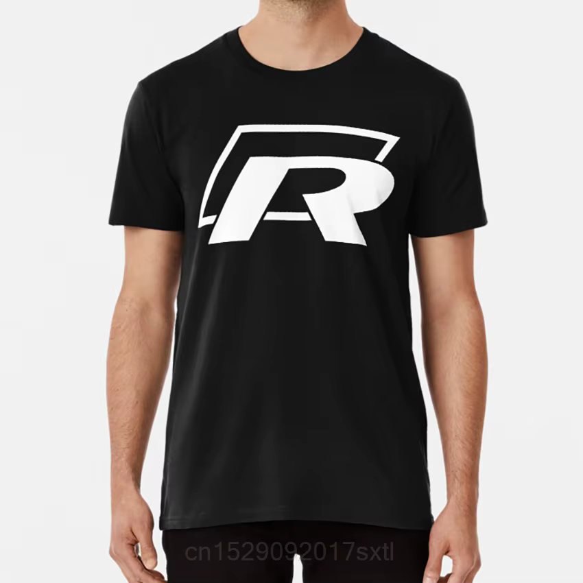 Golf R logo t-shirt golf r logo sport golf gagnant balle bâton golf