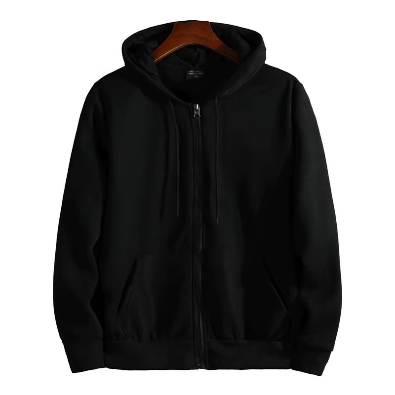Sweats à capuche zippés pour hommes, sweat à capuche à manches longues, tenue décontractée pour homm