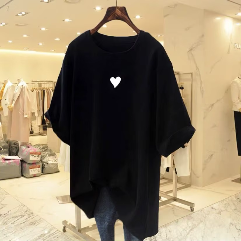 T-shirt à manches courtes et col rond pour femmes, t-shirts basiques, haut monochrome, pulls en pur 