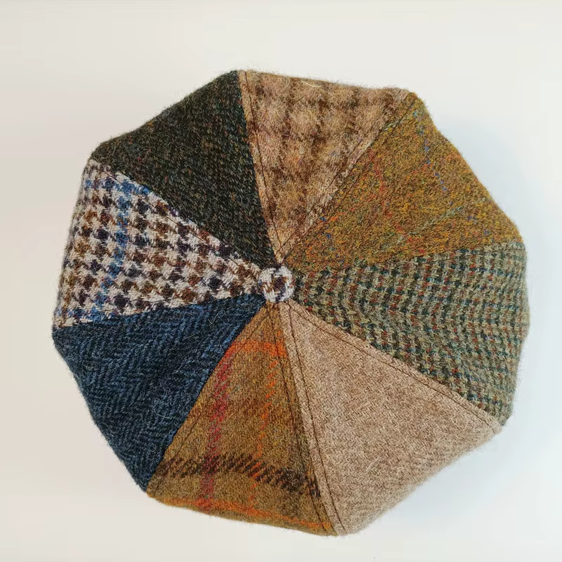 Casquette plate gavroche en pure laine pour hommes et femmes, chapeau de chauffeur de golf Sny Ivy, 