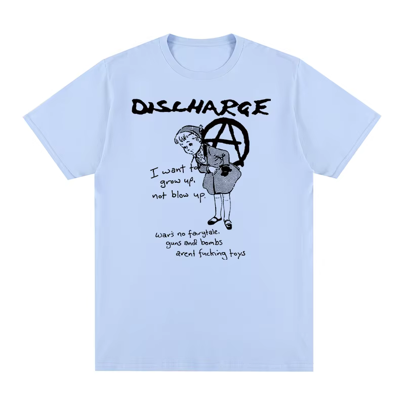 DISCHARGE Vintage T-shirt d-battement croûte punk nouveaux os cassés varukers crass coton hommes T-s