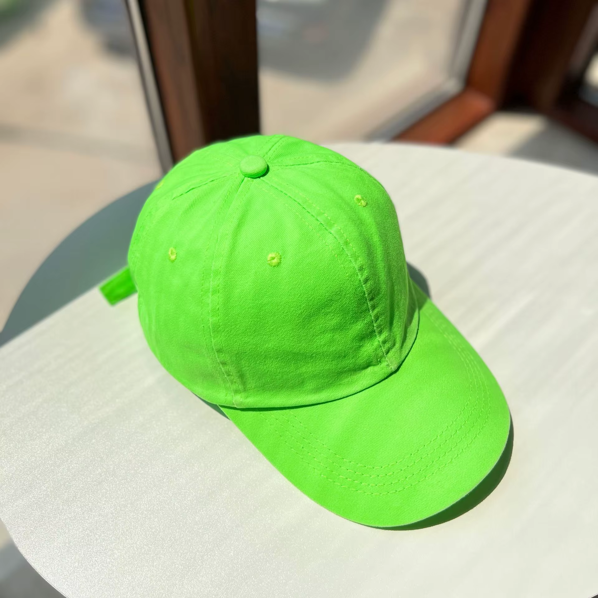 Casquette de baseball pour femme, chapeau de couleur vert menthe, casquette d'opérabilité, chapeau e