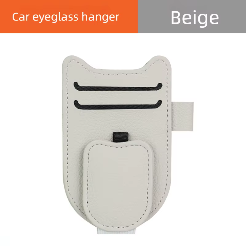 Porte-lunettes de soleil magnétique pour voiture, Clip pour lunettes pare-soleil, cintre pour lunett