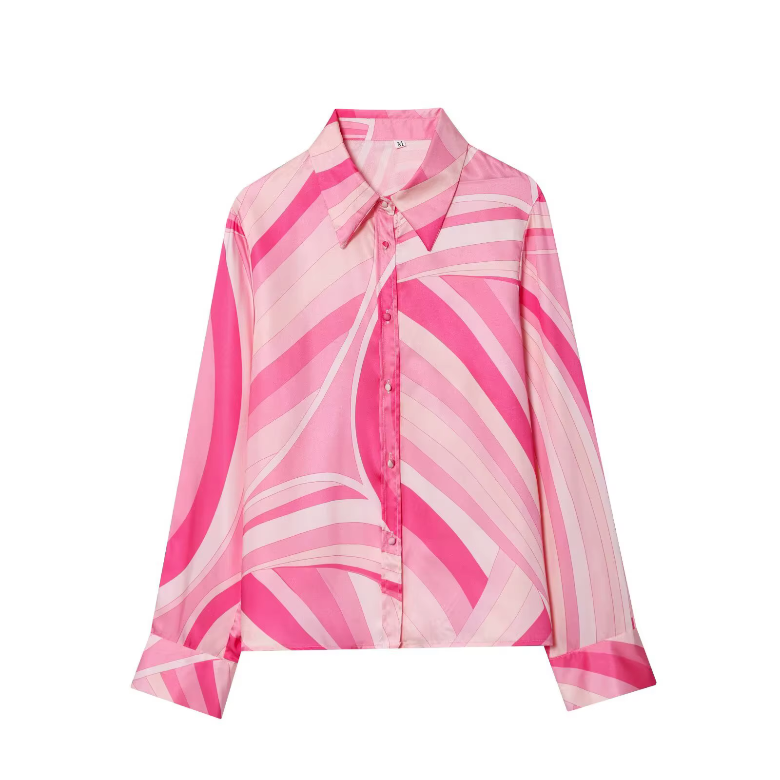 ZERAINS Ensemble chemise et jupe pour femmes, style européen et américain, nouvelle collection, impr