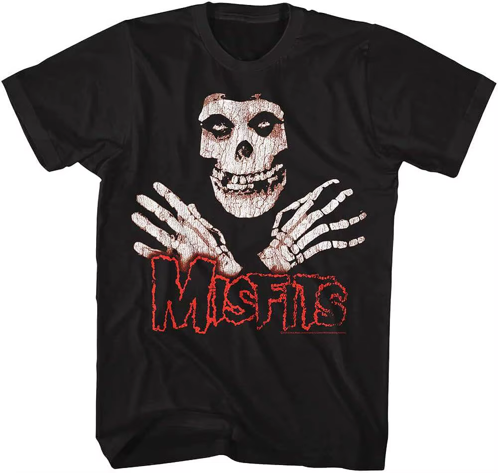 T-shirt décontracté The Misfits Band, style rock hardcore punk, pour hommes et femmes, marque de lux