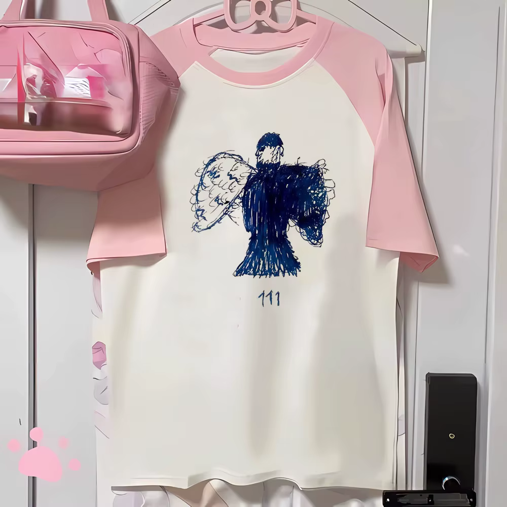 Milo j t-shirts femmes modèle jeune streetwear t-shirt femme bande dessinée vêtements
