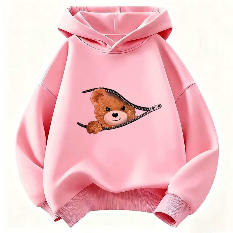 Sweat-shirt à capuche pour garçons et filles, respirant, tissage léger, coupe confortable, idéal pou