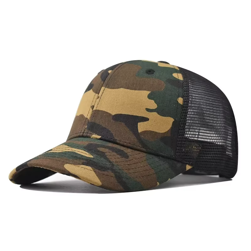 Offre spéciale casquette unisexe à bord légèrement incurvé Style chapeau de camionneur hommes et fem