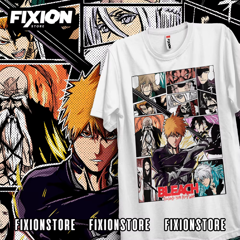 Bleach IS BACK 4 (Ver couleur complète/ Blanco) Anime t-shirt Manga cadeau pour les amateurs d'anime