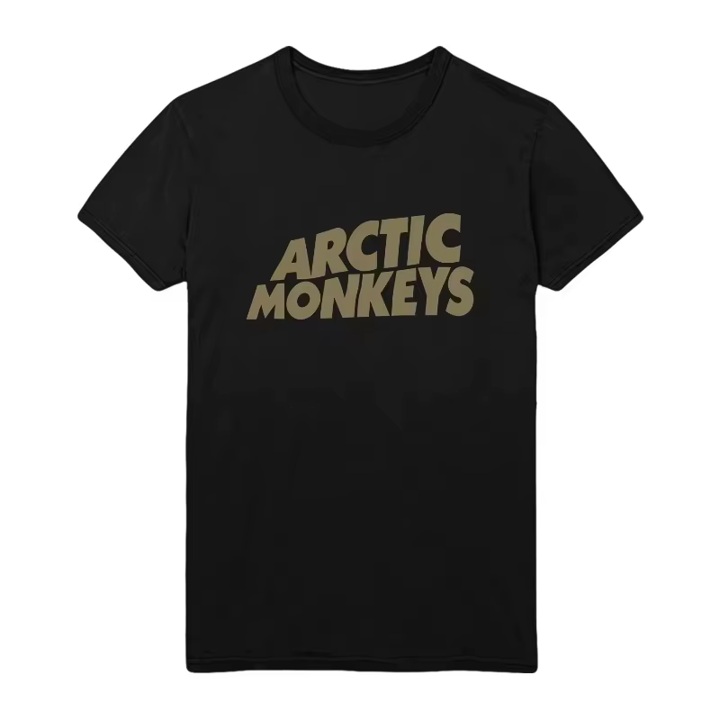 T-shirt à manches courtes pour homme, tendance et décontracté, thème groupe de rock Arctic Monkeys, 