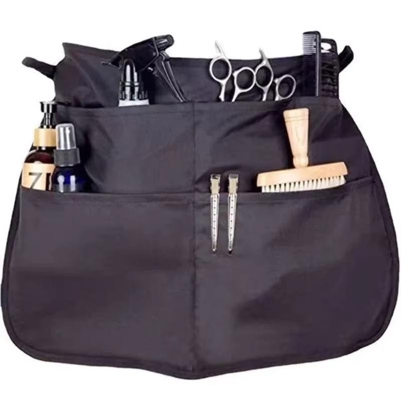 Tablier de coiffeur noir professionnel imperméable coiffure shampooing coupes de cheveux tablier bar