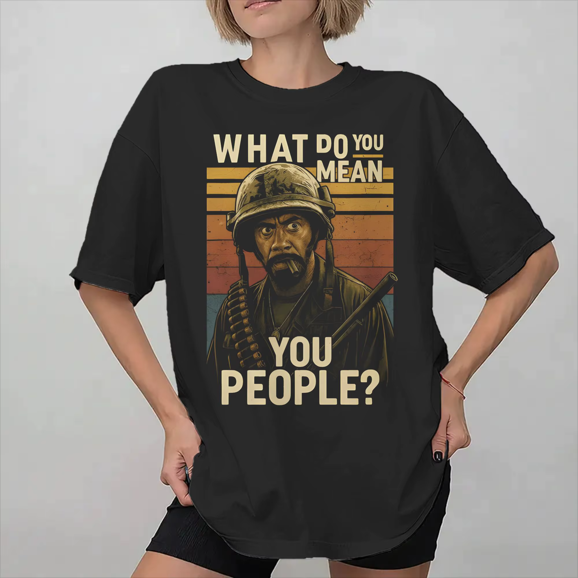 T-shirts imprimés graphiques NEVER GO FULL RETARD pour hommes et femmes, vêtements en pur coton