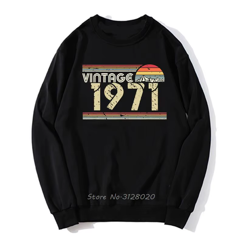 Sweat à capuche Vintage pour hommes, mode vieux, cadeau d'anniversaire, pull surdimensionné, unisexe