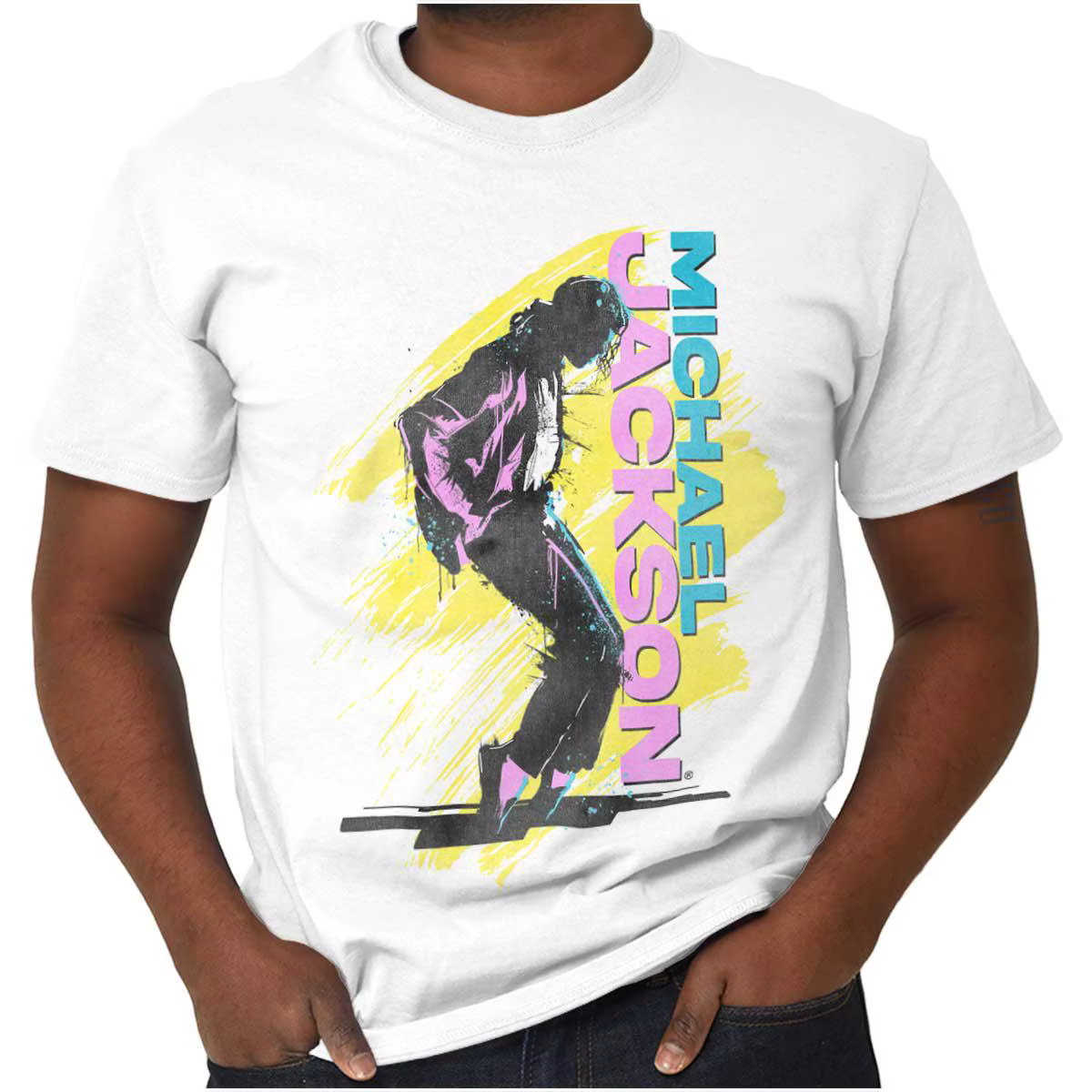 T-shirt Michael Jackson King of Pop Dance pour hommes et femmes, vêtements d'été en coton, à la mode