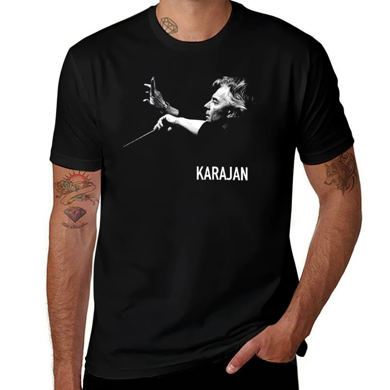 Karajan T-Shirt anime t-shirts pour homme anime T-Shirt