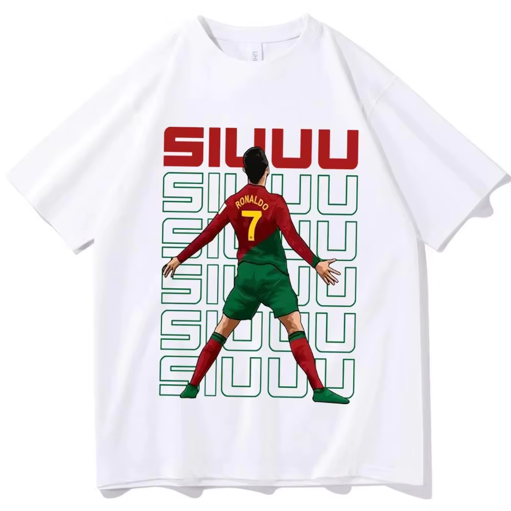 T-shirt Cr7 pour homme et femme, Harajuku, manches courtes, col rond, chemise décontractée, cadeaux 