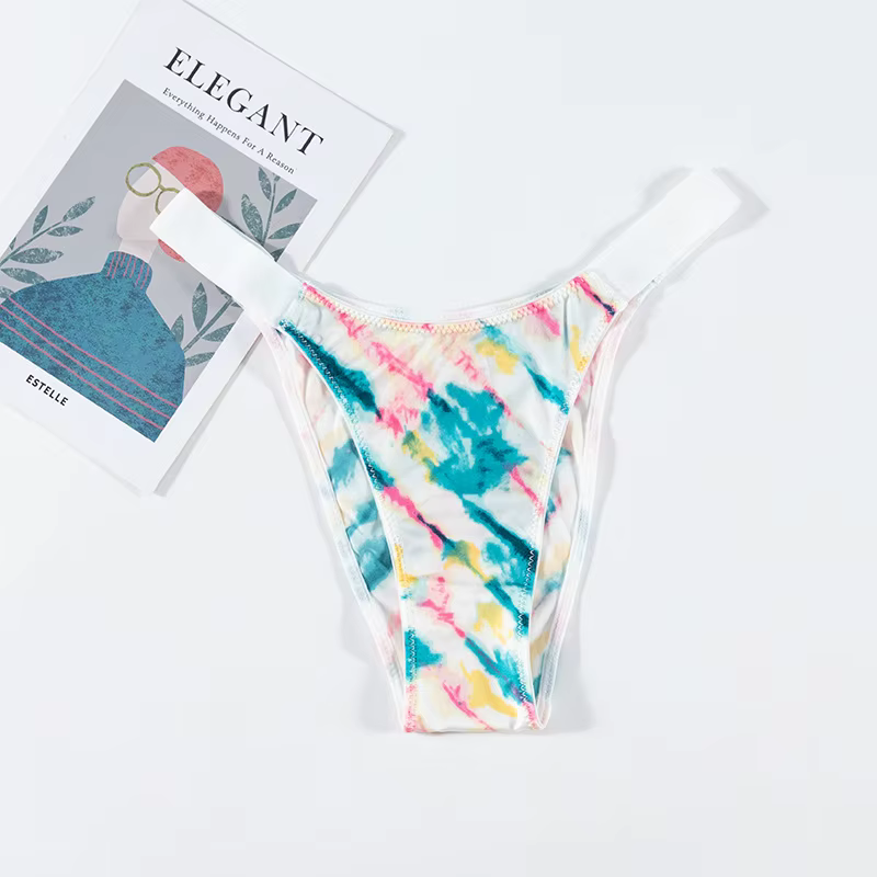 EuropeanThong – sous-vêtements Sexy en dentelle pour femmes, culotte de sport imprimée, string taill