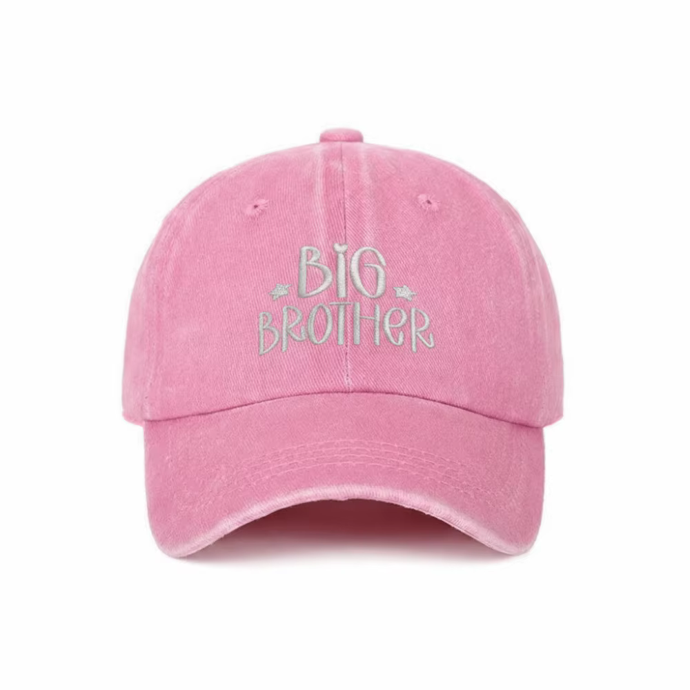 Casquettes tendance en coton délavé pour frères et sœurs, style vintage, respirantes, ajustables, po
