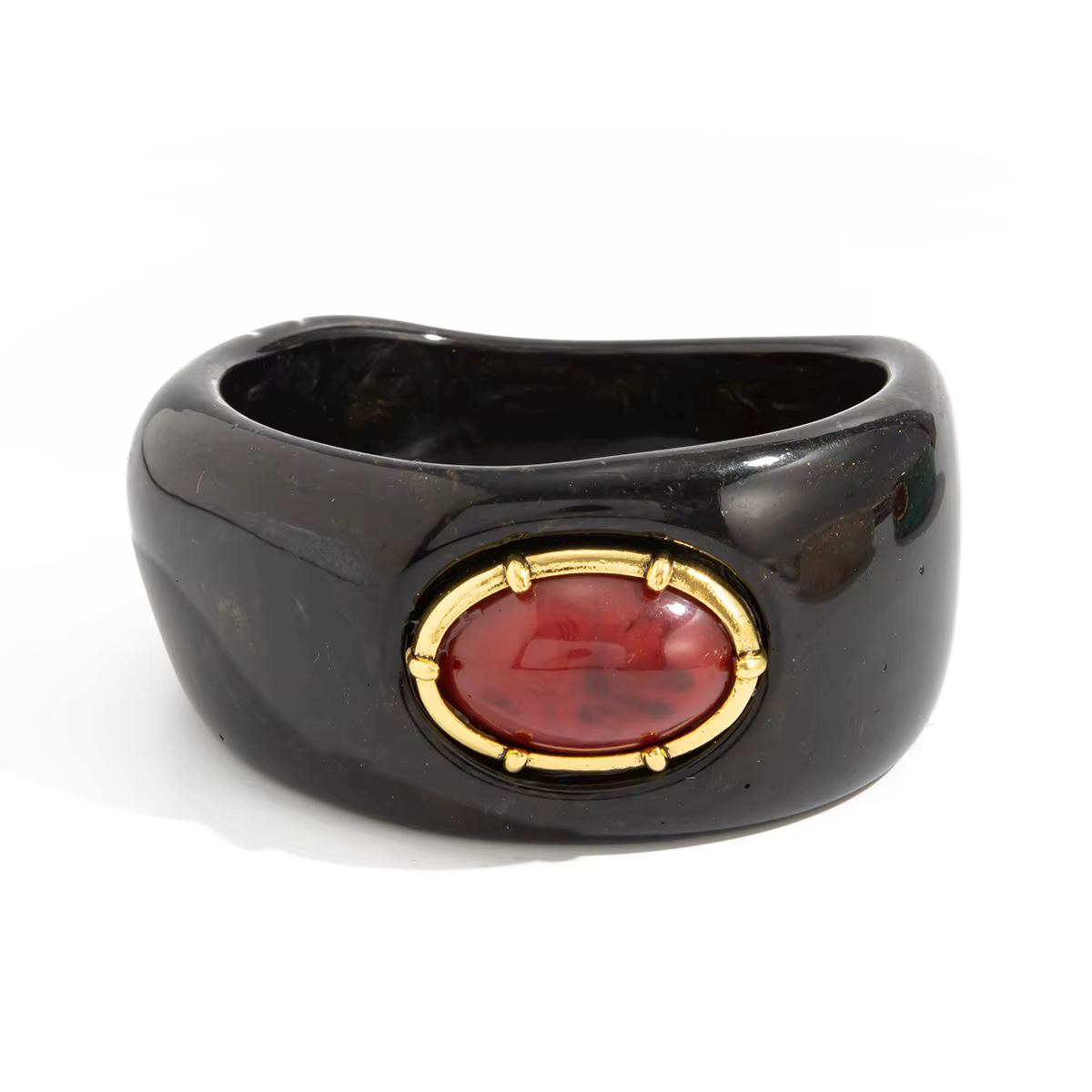 DIEZI exagéré 3 couleurs géométrique résine acrylique larges bracelets bijoux mode Hip Hop rond Brac