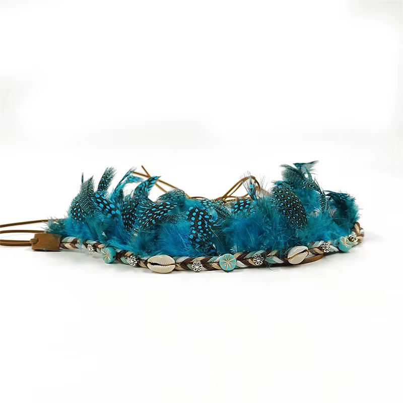 Chapeau de cowboy en plumes pour hommes et femmes, accessoires de mode, Fedora, bande, ceinture, déc