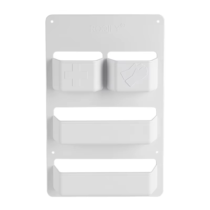 Boîte de rangement pour porte de camping-car, étagère compartimentée en ABS pour porte de réservoir 