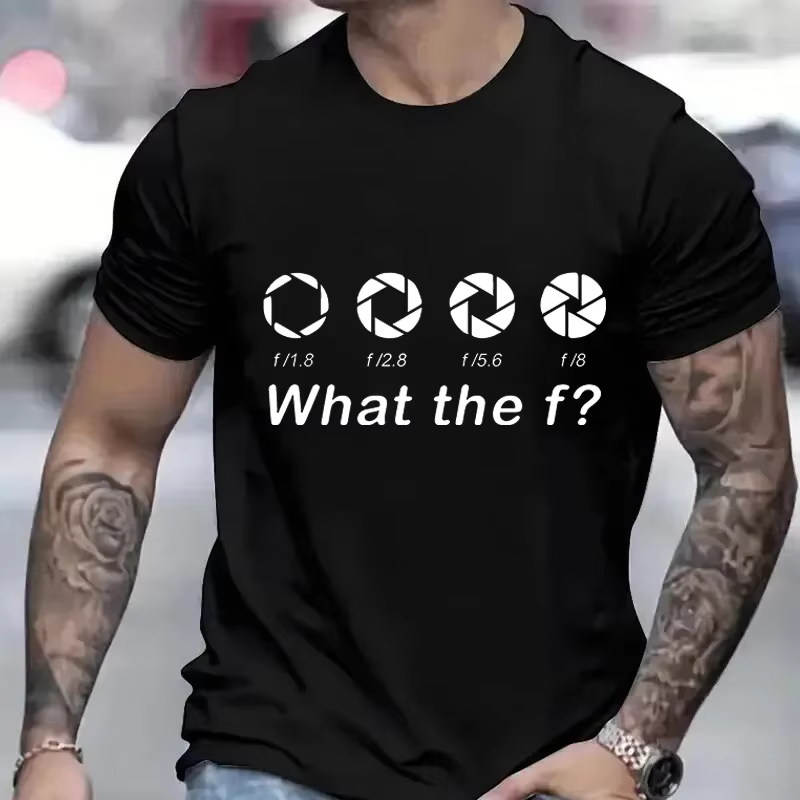 T-shirt respirant pour hommes et femmes, chemise de photographie, Streetwear, appareil photo, drôle,