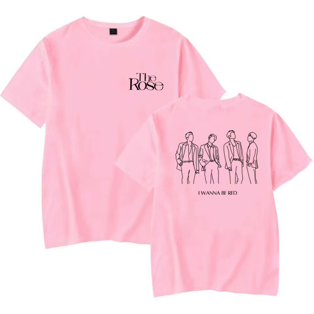 The Rose Back To Me Aesthetic Kpop Shirt, Tshirt, Économie K-Rock, ChimHarajuku, Casual Y-Unisex Y2k