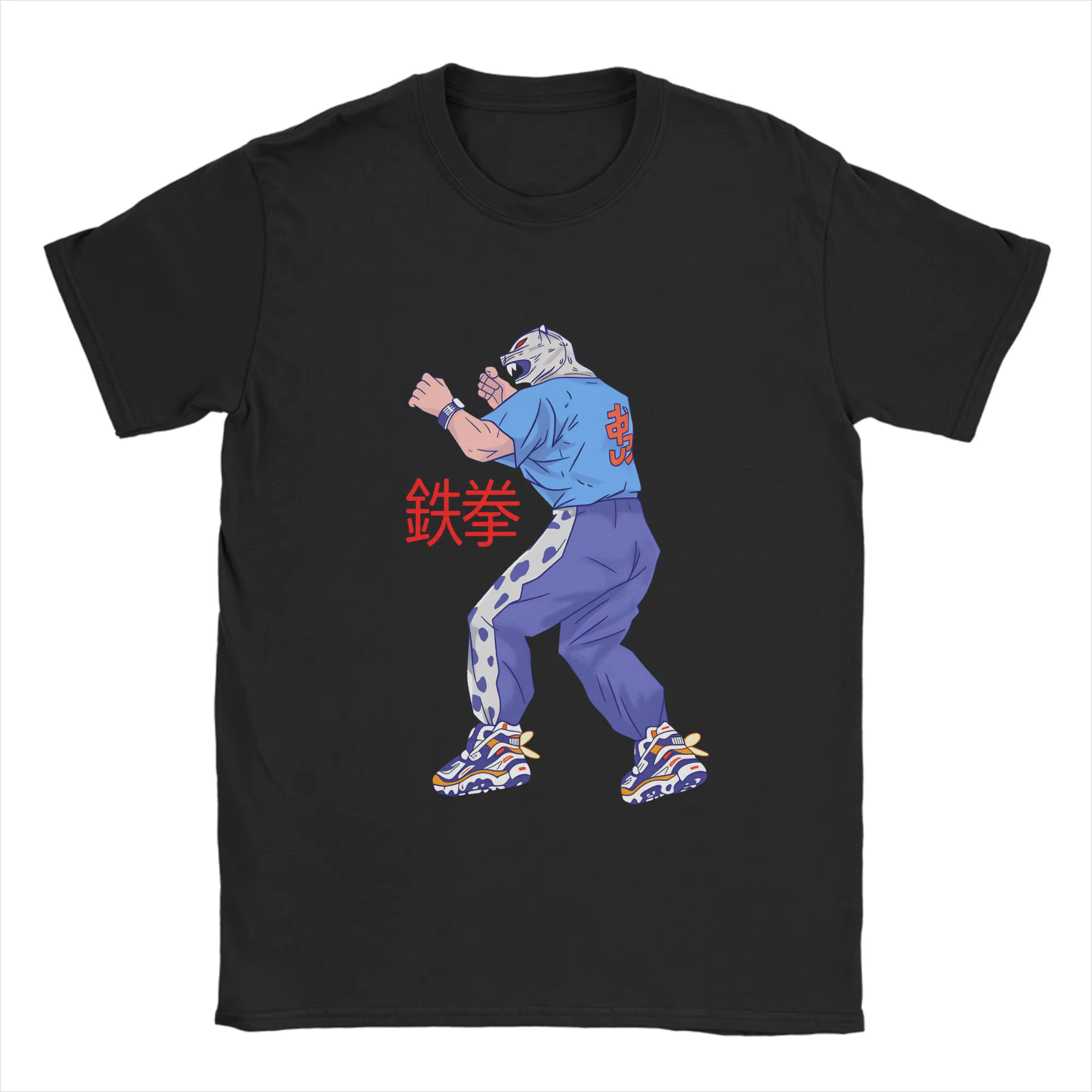 T-Shirt drôle Tekken Game pour hommes, col rond, en pur coton, à manches courtes, vêtements pour adu