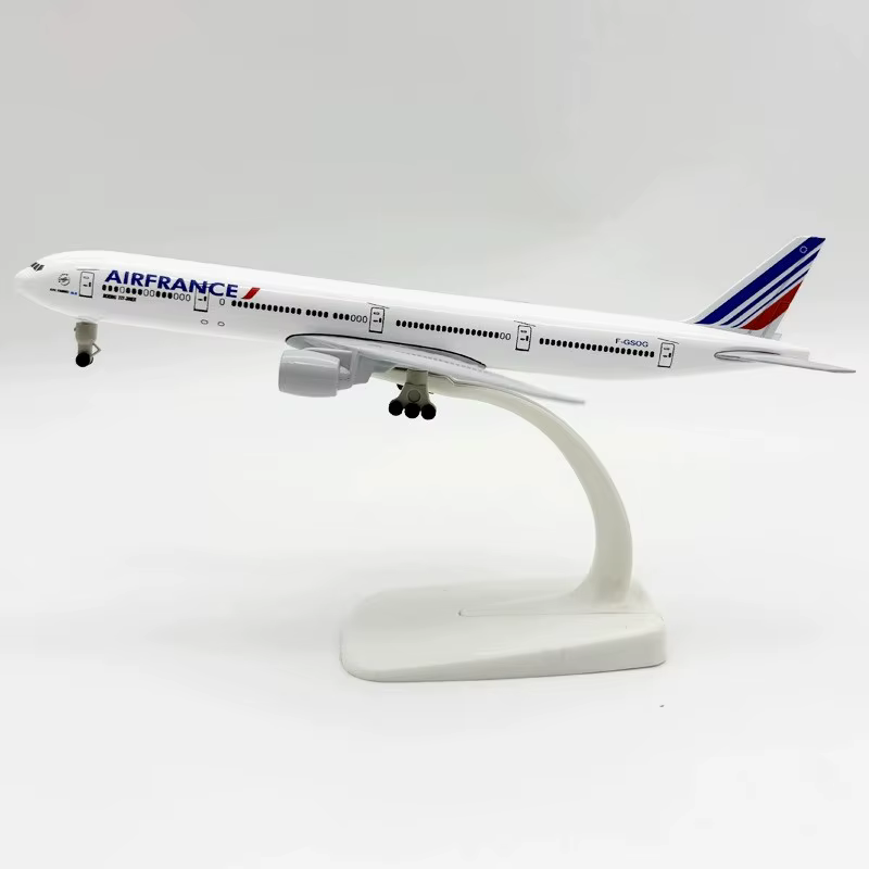 20 cm 777 voies aériennes modèle d'avion B777 Air France réplique en métal avion moulé sous pression