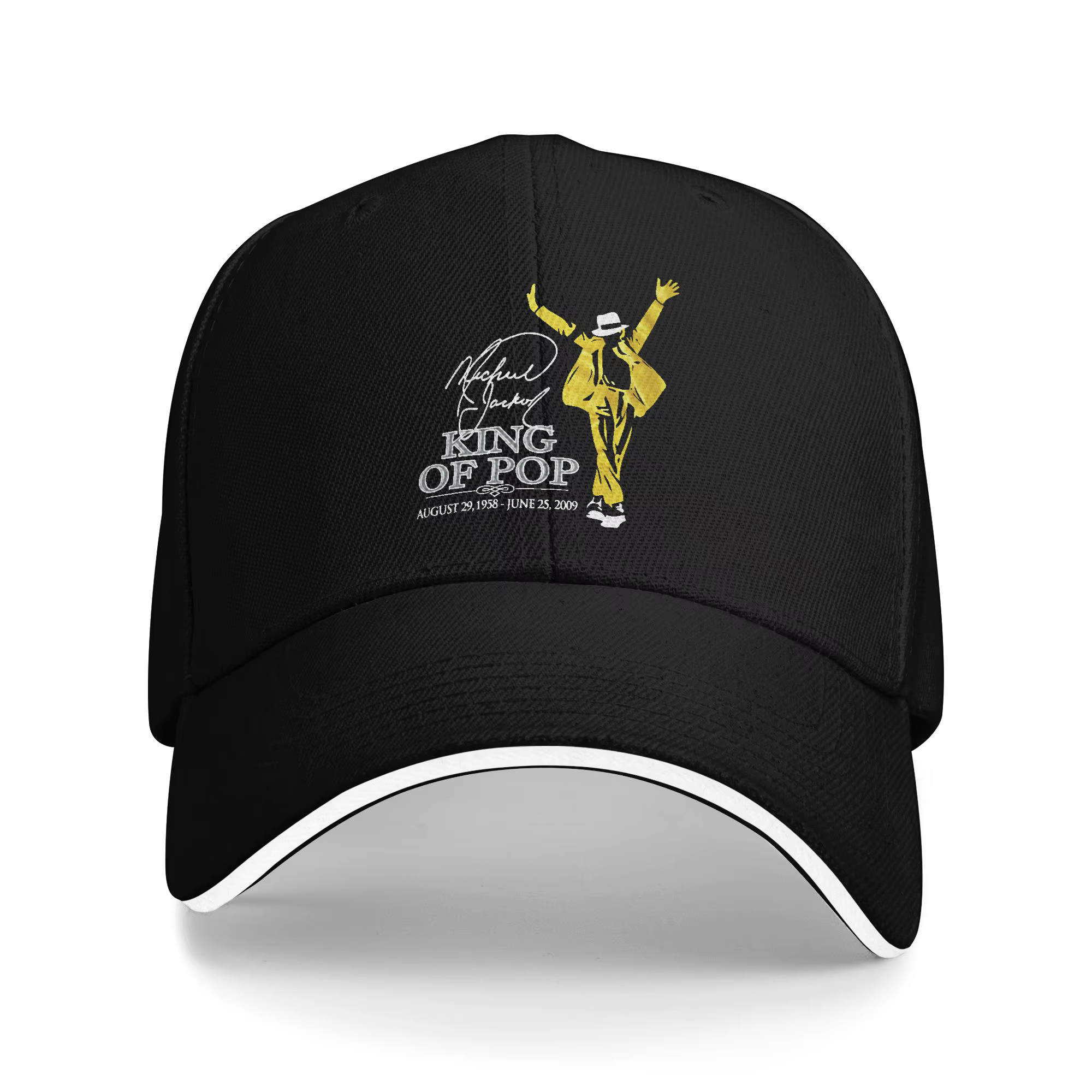 Casquette de baseball Michael Jackson le roi de la pop pour hommes et femmes, chapeaux hip-hop, stre