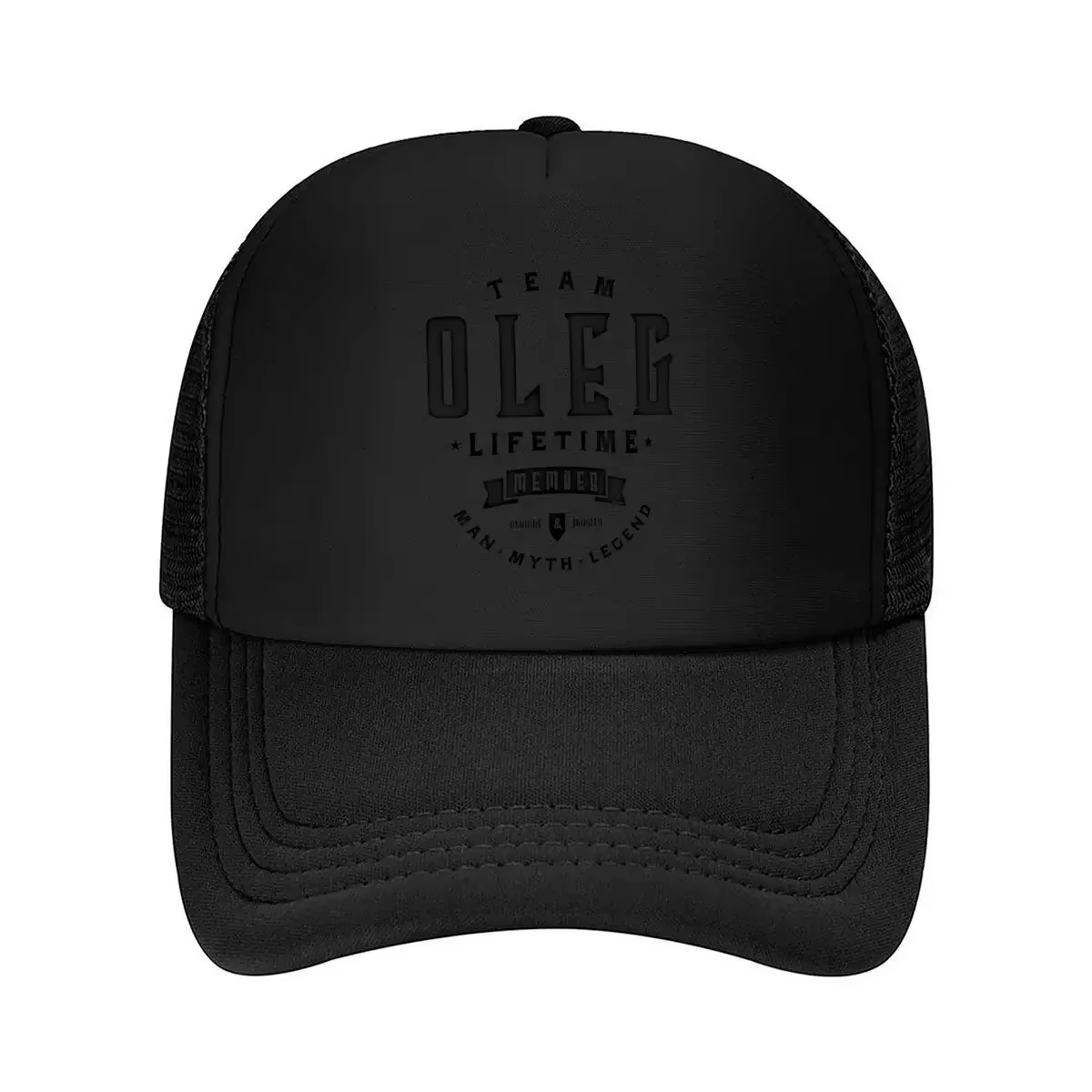 Casquette de baseball en maille à thème Man - Myth Legend, nouvelle collection Team Oleg Lifetime Me