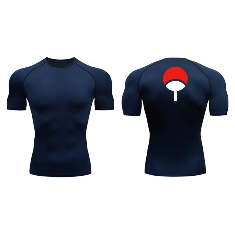 Chemises de Compression graphiques pour hommes, athlétiques, séchage rapide, protection contre les é