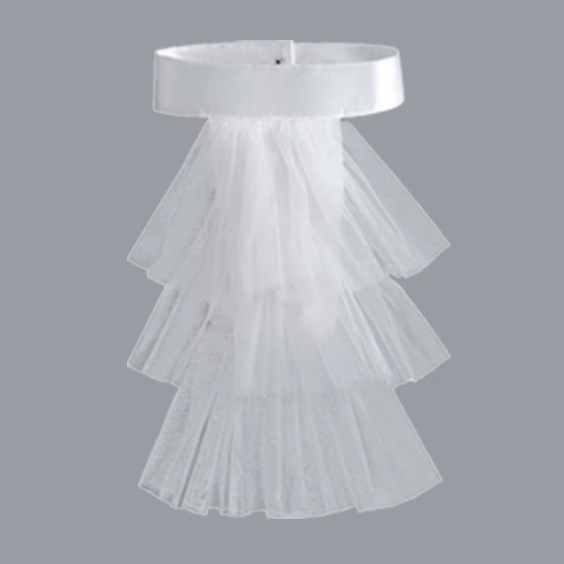 Colliers détachables en dentelle à volants pour hommes et femmes, Costume de Cosplay victorien, Jabo