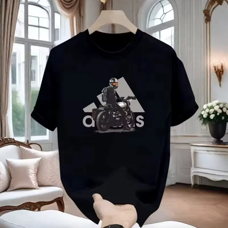 Nouveau T-shirt d'été 2026 en coton pour hommes et femmes – Vêtement décontracté respirant, conforta