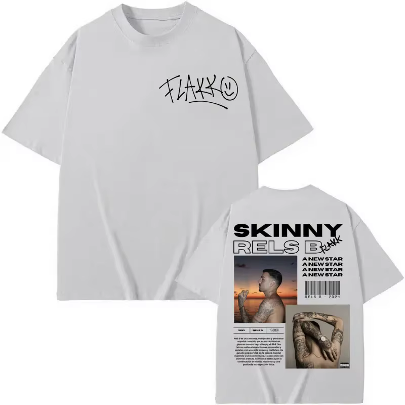 T-shirts graphiques avec affiche d'album du rappeur Rels B, vêtements pour hommes et femmes, mode hi