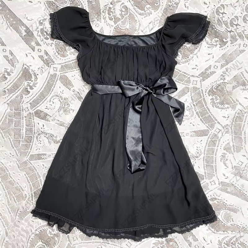 Chic Punk Y2K robe esthétique imprimé graphique mode Rock Goth bretelles jupe Vintage Hiphop Sexy ju