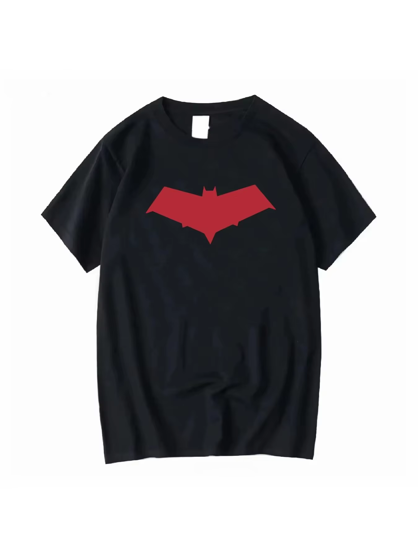 T-shirt unisexe noir à manches longues ou courtes, motif Red Hood Symbol Jason Todd, style vintage d