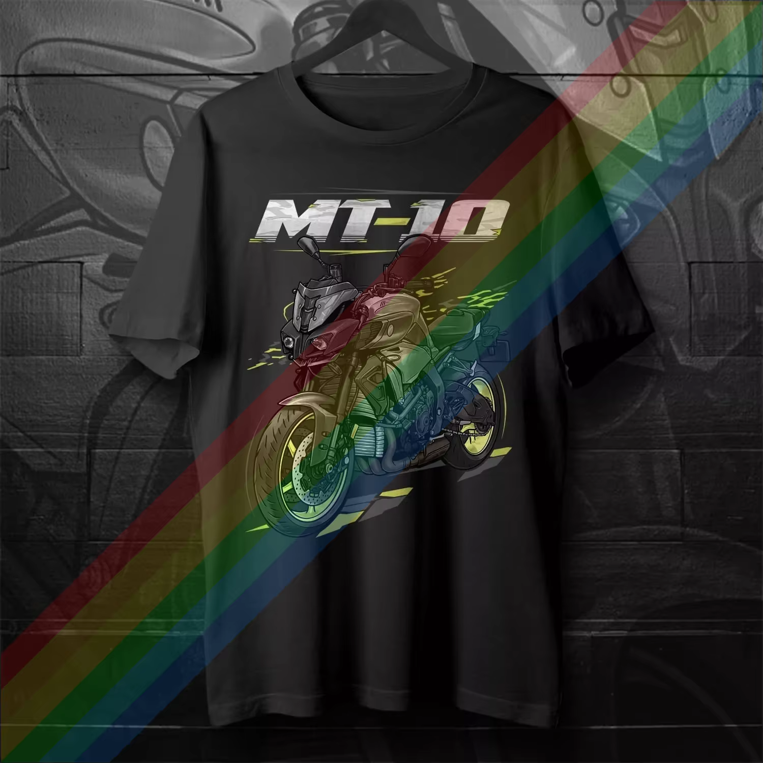 2025 homme t-shirt décontracté MT-10 2016-2021 moto t-shirt graphique été manches courtes 100% coton