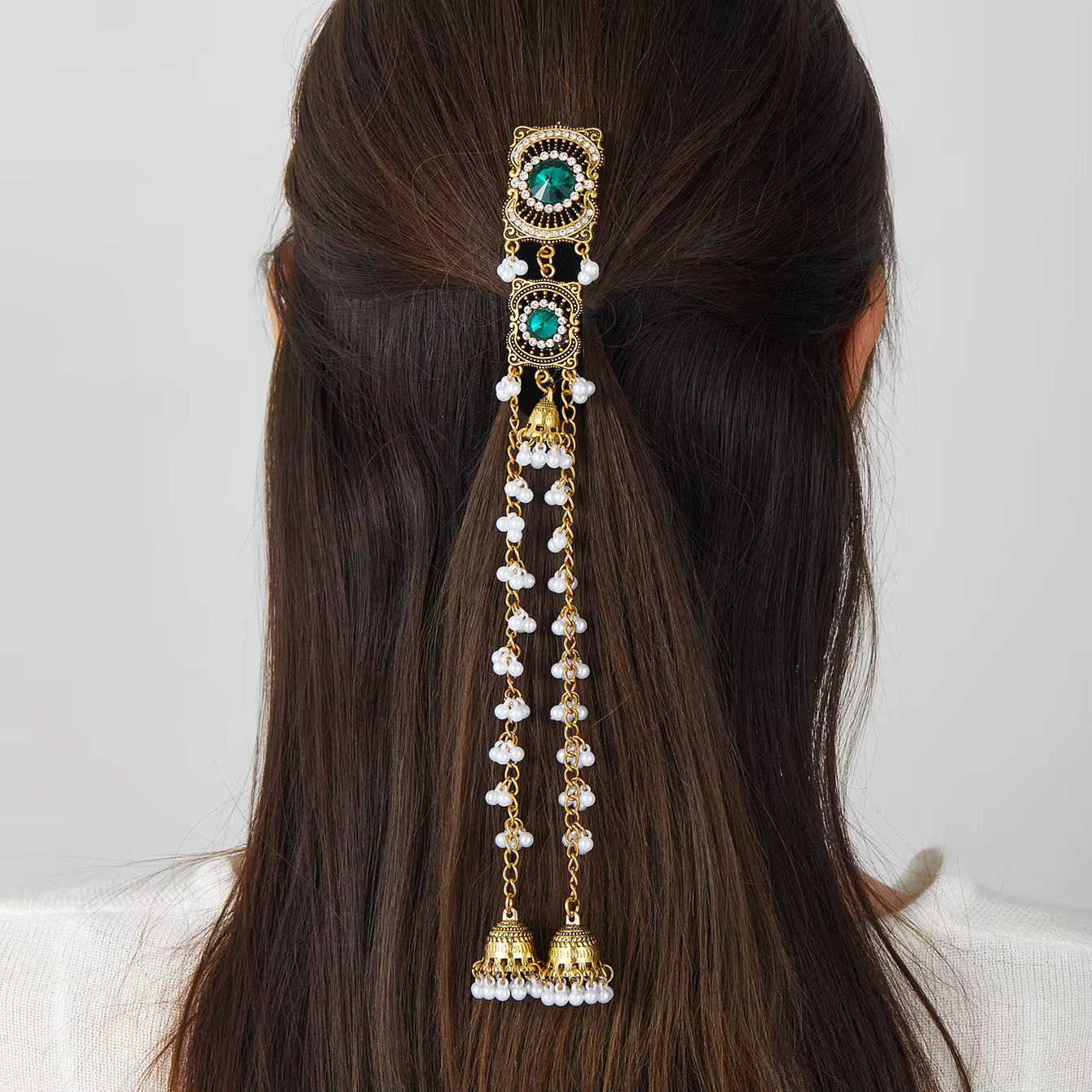 Accessoires de cheveux bohèmes à longues pampilles, épingles à cheveux ethniques tendance, pinces à 