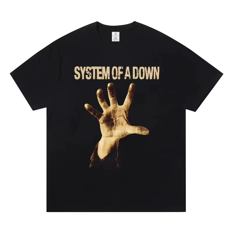T-shirt du groupe System of A Down 2026 en coton doux pour l'été – T-shirt mode homme femme, style r