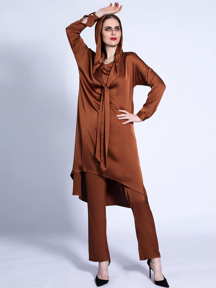 2 pièces de tenues musulmanes, abaya, hijab, robe musulmane, kaftan, vêtements islamiques, grandes t