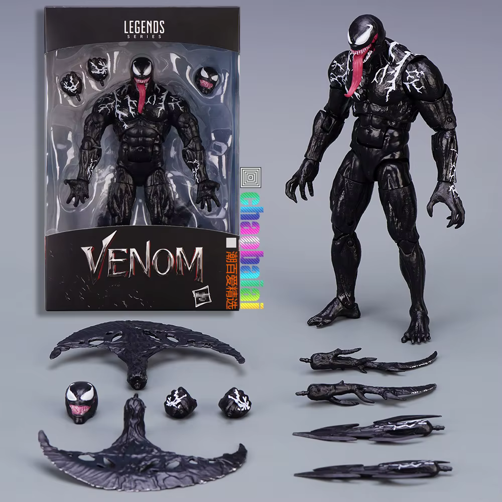 Figurine Venom de 7 pouces et plus, modèle de jouet de collection, super-héros Spiderman hautement a