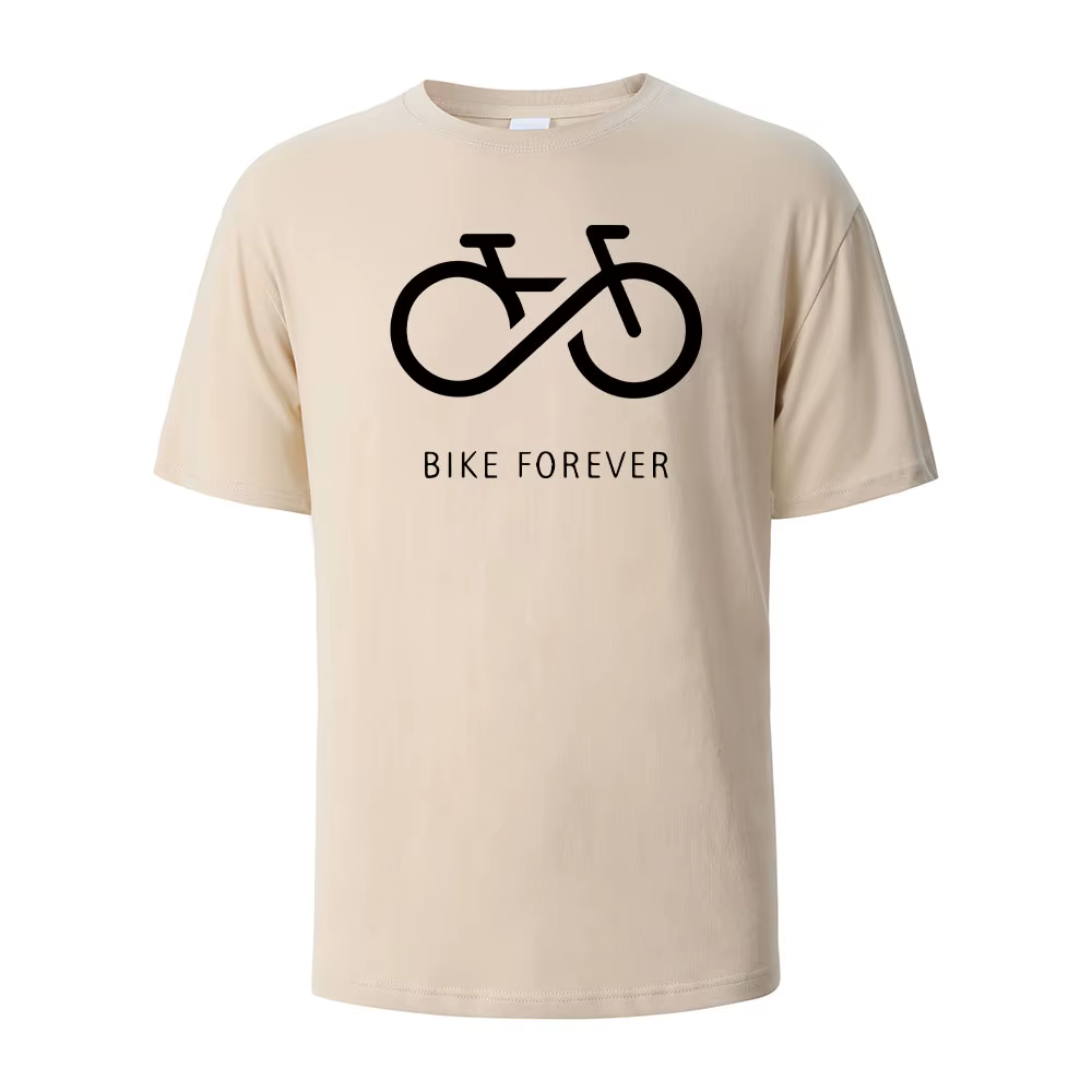 Bike Forever drôle Streetwear basique T-Shirt pour hommes mode décontracté 100% coton vêtements col 
