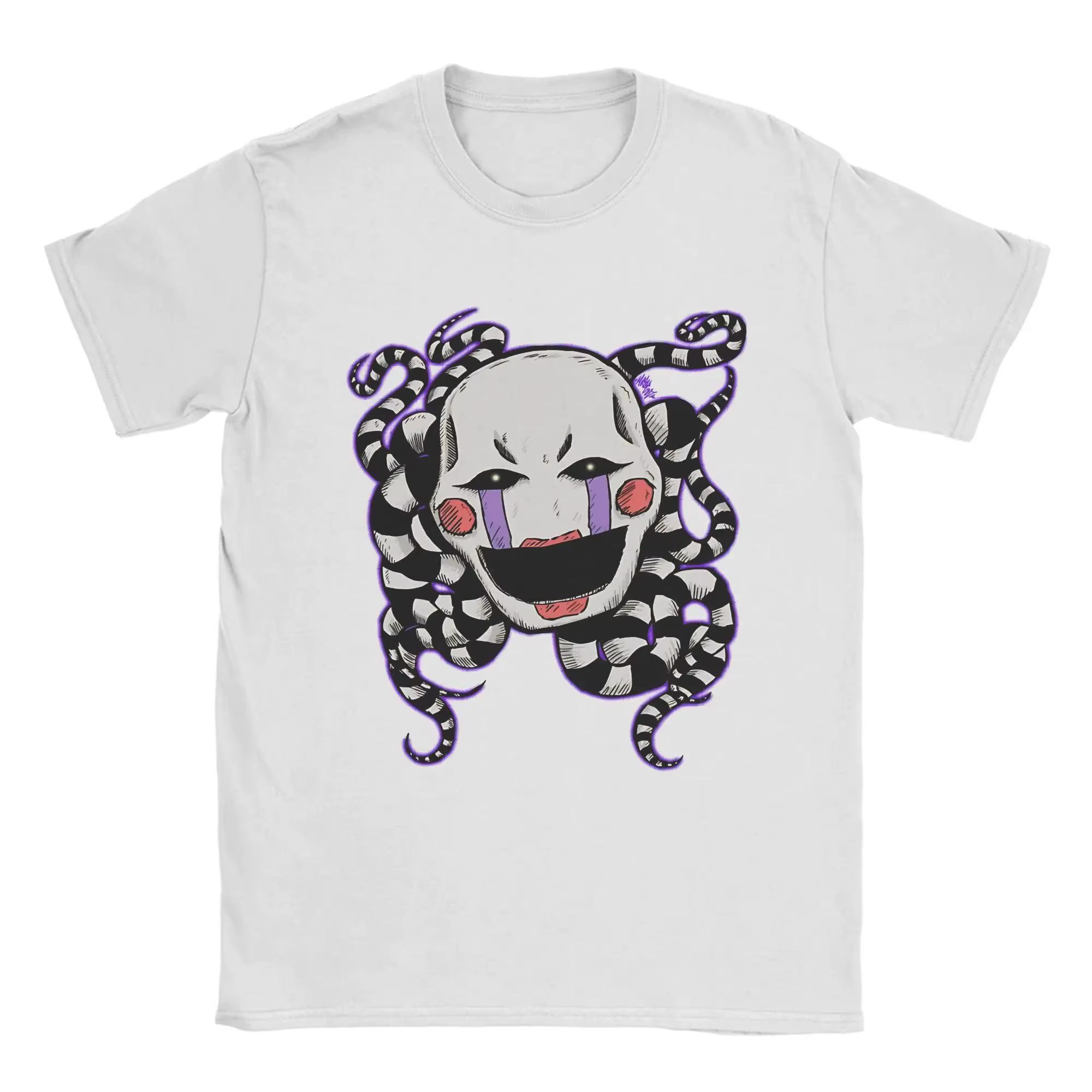 FNAF At Freddys coton t-shirts Vintage Y2k t-shirts marionnette marionnette T-Shirt décontracté ampl