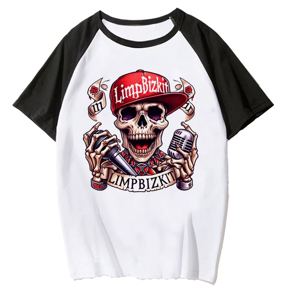 Limp Bizkit t-shirt femmes été graphique Y2K t-shirts fille vêtements graphiques
